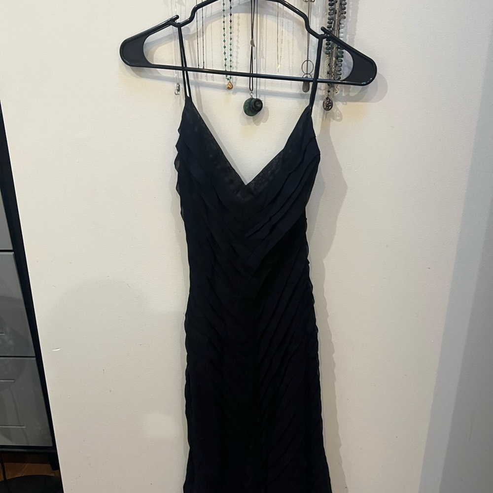 Anne Klein Black Strapless Dress
